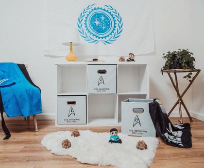 Imagem de Storage Bin Cube Organizers Ukonic Star Trek Original Series