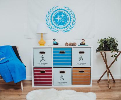 Imagem de Storage Bin Cube Organizers Ukonic Star Trek Original Series