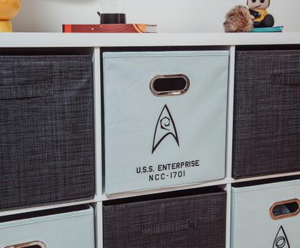 Imagem de Storage Bin Cube Organizers Ukonic Star Trek Original Series