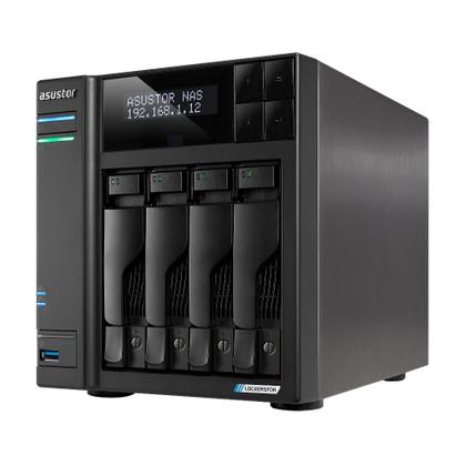 Imagem de Storage NAS Asustor Lockerstor 4 Gen2 AS6704T Intel Celeron N5105 4 Baias 80TB Torre