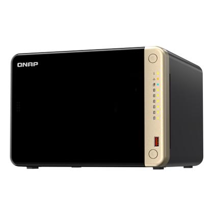 Imagem de Storage NAS QNAP Celeron N5095 8GB 2.5 Gigabit Torre 6 Baias - TS-664-8G