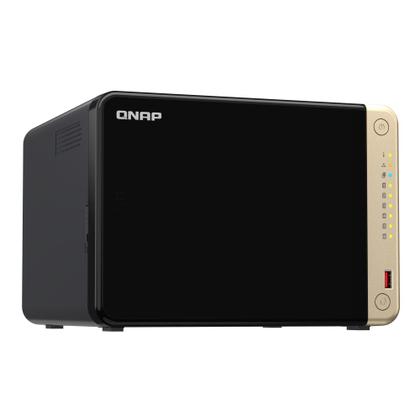 Imagem de Storage NAS QNAP Celeron N5095 8GB 2.5 Gigabit Torre 6 Baias - TS-664-8G