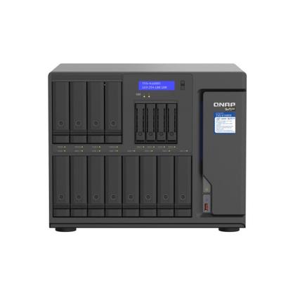 Imagem de Storage NAS QNAP Intel Xeon W-1250 4.7GHz 32GB ECC UDIMM DDR4 12 Baias - TVS-h1688X-W1250-32G