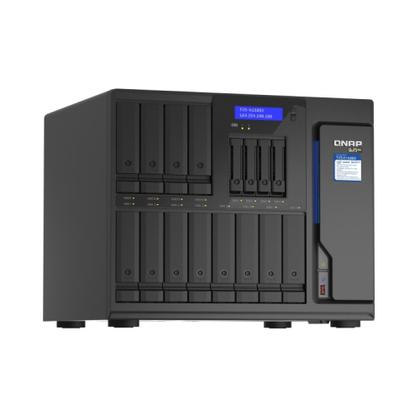 Imagem de Storage NAS QNAP Intel Xeon W-1250 4.7GHz 32GB ECC UDIMM DDR4 12 Baias - TVS-h1688X-W1250-32G