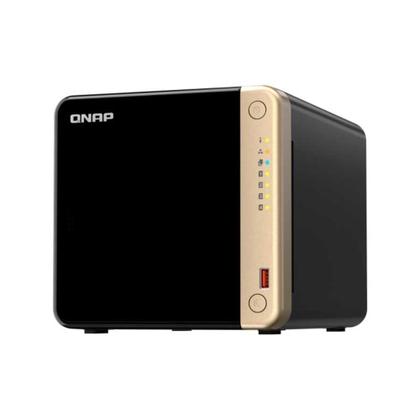 Imagem de Storage Qnap TS-464-8G-BR NAS 4 Baias p/ HDD ,SATA, SSD, Preto