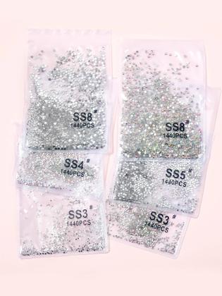 Imagem de Strass pedraria brilho decoração para unhas e maquiagem