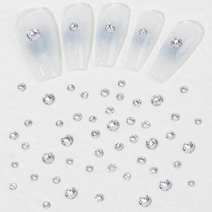 Imagem de strass pedrinha decoração unha Prata para designer de unhas, manicure, pedicure, podologo