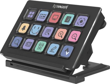 Imagem de Stream Deck Redragon Stream Craft SS-550, USB-C, 15 Teclas LCD IPS 19x19mm Personalizáveis