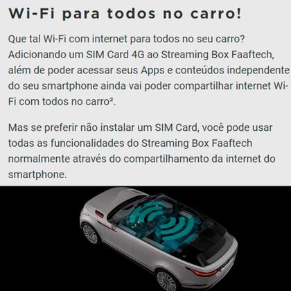 Imagem de Streaming Box S Tiggo 5x 2019 a 2022 Com CarPlay 4G Wi-Fi 32Gb 2Gb RAM