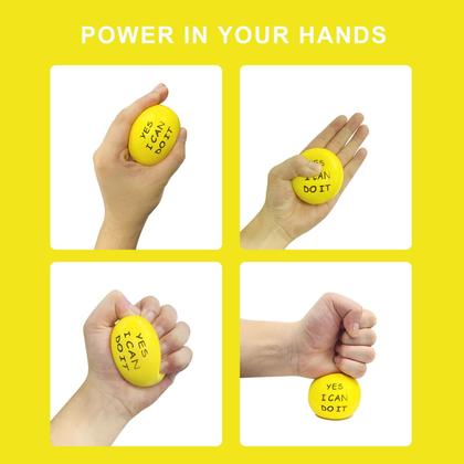 Imagem de Stress Balls ALMAH Motivational para crianças e adultos (pacote com 24)