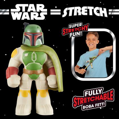 Imagem de Stretch - Boneco Star Wars Elático 17cm - Boba Fett