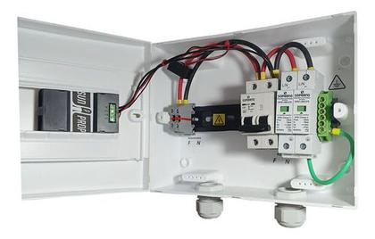 Imagem de String Box Solar Ca 32a P/ Microinversor Com Medidor Montada