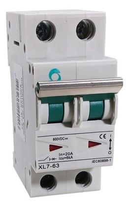 Imagem de String Box Solar Cc - Disjuntor Dc 20a + Porta Fusível + Dps