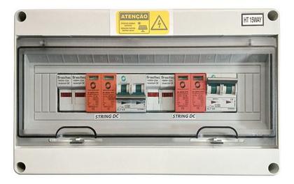 Imagem de String Box Solar - Disjuntor 20a Dps Dc 1000v - 2e2s Ip65