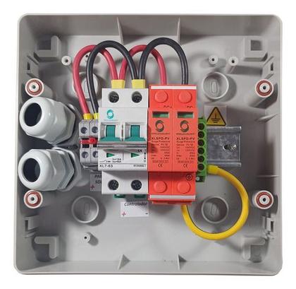 Imagem de String Box Solar - Disjuntor Dc 16a 800v Dps 40ka 1e-1s Ip65