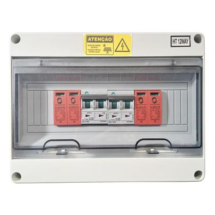 Imagem de String Box Solar - Disjuntor Dc 16a 800v Dps 40ka 2e/2s Ip65