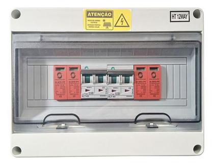 Imagem de String Box Solar - Disjuntor Dc 16a 800v Dps 40ka 2e/2s Ip65