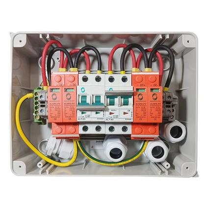 Imagem de String Box Solar - Disjuntor Dc 16a 800v Dps 40ka 2e/2s Ip65
