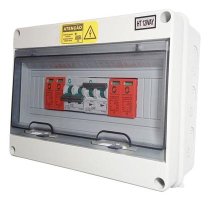 Imagem de String Box Solar - Disjuntor Dc 16a 800v Dps 40ka 2e/2s Ip65