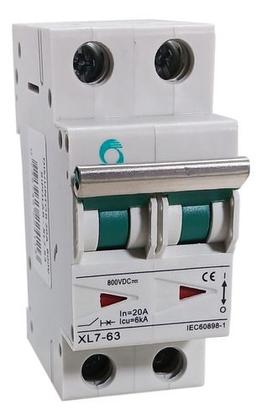 Imagem de String Box Solar - Disjuntor Dc 20a 800v Dps 40ka 2e/2s Ip65