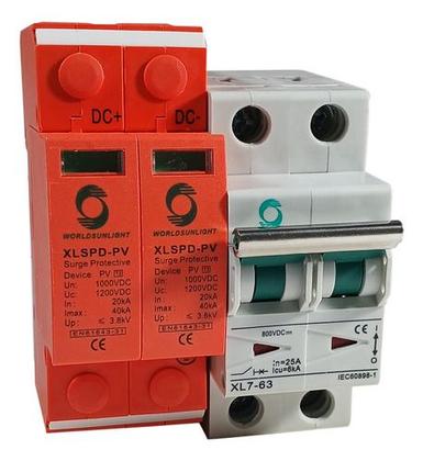 Imagem de String Box Solar - Disjuntor Dc 25a 800v Dps 40ka 1e-1s Ip65