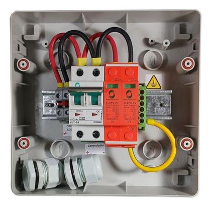 Imagem de String Box Solar - Disjuntor Dc 25a 800v Dps 40ka 1e-1s Ip65