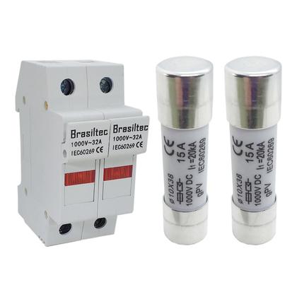 Imagem de String Box Solar - Porta Fusível 15a Dps Dc 1000v 3e-3s Ip65