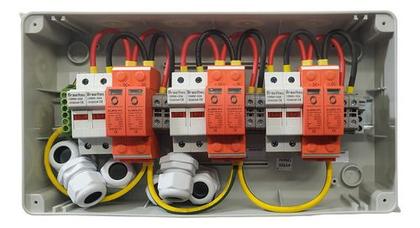 Imagem de String Box Solar - Porta Fusível 20a Dps Dc 1000v 3e-3s Ip65