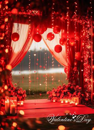 Imagem de String Lights Brightown 12m 100 LED vermelho 8 modos 120V