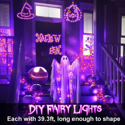 Imagem de String Lights Danhh Solar 131m 400 LED 8 modos à prova d'água