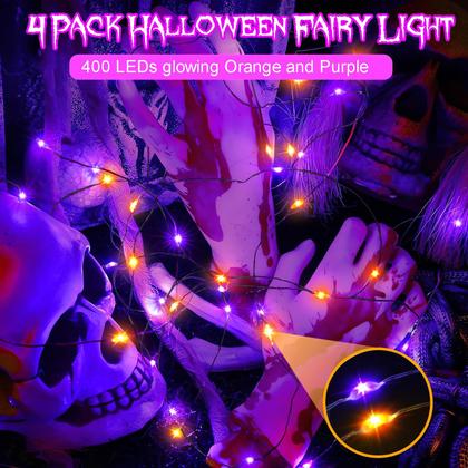 Imagem de String Lights Danhh Solar 131m 400 LED 8 modos à prova d'água