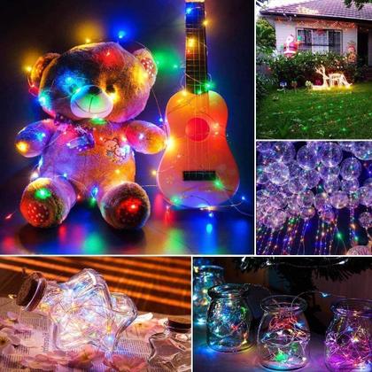 Imagem de String Lights Joomer 22m 200 LEDs, plug-in multicolorido de 24 V