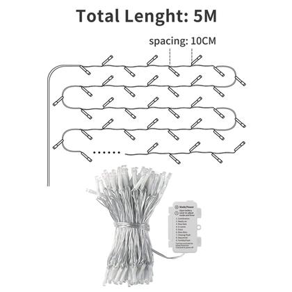 Imagem de String Lights Koopower, pacote com 4, 6 m 50 LED Fairy com baterias