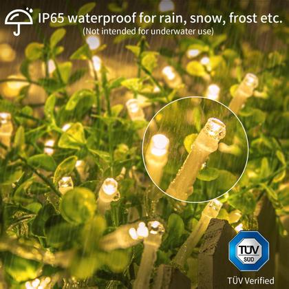 Imagem de String Lights Koopower, pacote com 4, 6 m 50 LED Fairy com baterias