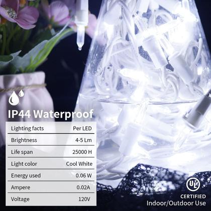 Imagem de String Lights MULTI-SPARKING Cool White 100 LED, fio de 10,7 m