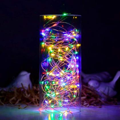Imagem de String Lights RUICHEN 6m 120 LED Fairy Lights USB Multicolor