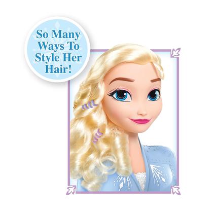 Imagem de Styling Head Just Play Disney Frozen Deluxe Elsa Blonde Hair