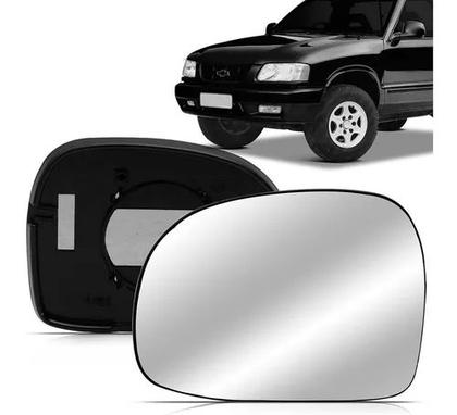 Imagem de Subconjunto Espelho Vidro Retrovisor Lente Base S10 Blazer Silverado 97 98 99 2000 01 02 03 04 05 06 07 08 09 2010