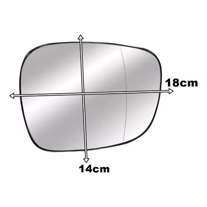 Imagem de Subconjunto Lente Espelho Base Retrovisor Bmw X1 2009 até 2014 X3 2009 até 2014 Com Aquecimento
