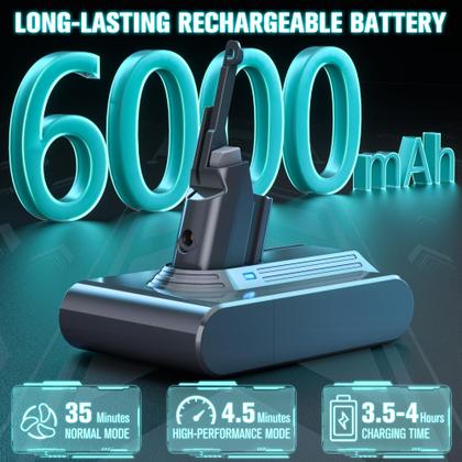 Imagem de Substituição da bateria EGR Advanced 6000mAh V7 Animal Dyson SV11