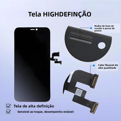 Imagem de Substituição De Tela LCD Touch Screen Para iPhone X XR XS 11 12 13 14 15 16 pro Max JCH Grau AAAA