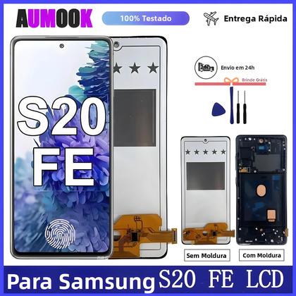 Imagem de Substituição De Tela Touch Screen AMOLED LCD Para Samsung Galaxy S20 FE 4G 5G G780F G781B