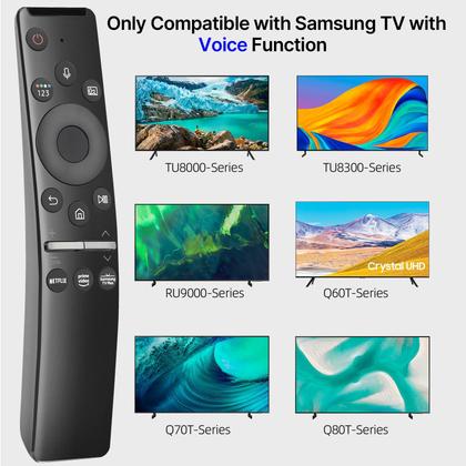 Imagem de Substituição do controle remoto de voz para Samsung Smart TV