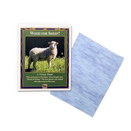 Imagem de Substituição mensal do cartão de bônus Tabletop Wood for Sheep compatível com o pacote de expansão Catan's Settlers of Catan, Seafarers, Cities and Knights and Catan e Catan Pieces