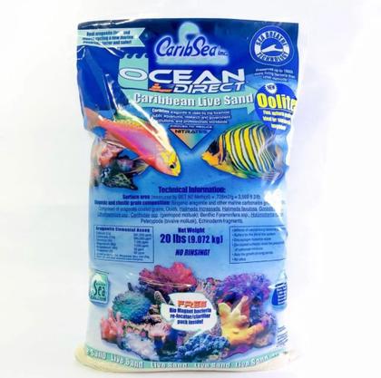 Imagem de Substrato Ocean Direct Live Caribsea 9kg Aragonita Oolite