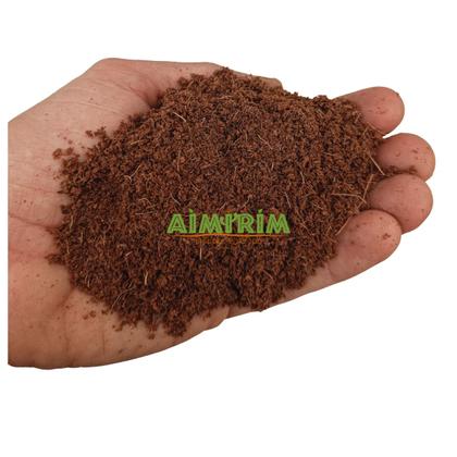 Imagem de Substrato Pó de de coco Fibra de Coco 10 Litros Fibra Fina Granulada plantio germinação mudas vasos floreiras canteiros pronto para uso grow cultivo