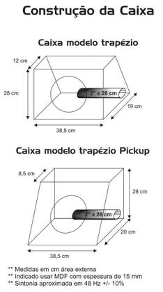 Imagem de Subwoofer Falcon 10 Pol Xs 400 10 4 Ohms Bobina Simples