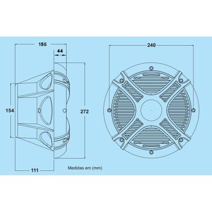 洋楽 HUrricane / terms&deff nish'n(s) Alto Falantes Coaxial Náutico 6x9” 300W MR-69.2 - Hurricane