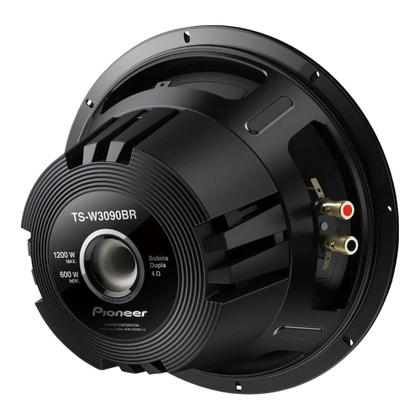 Imagem de Subwoofer Pioneer 12" TS-W3090BR 600W RMS 2X4 OHMS Bobina Dupla