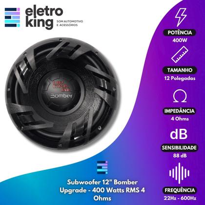 Imagem de Subwoofer Upg Bomber 12 + Driver D250x + Tweeter + Corneta